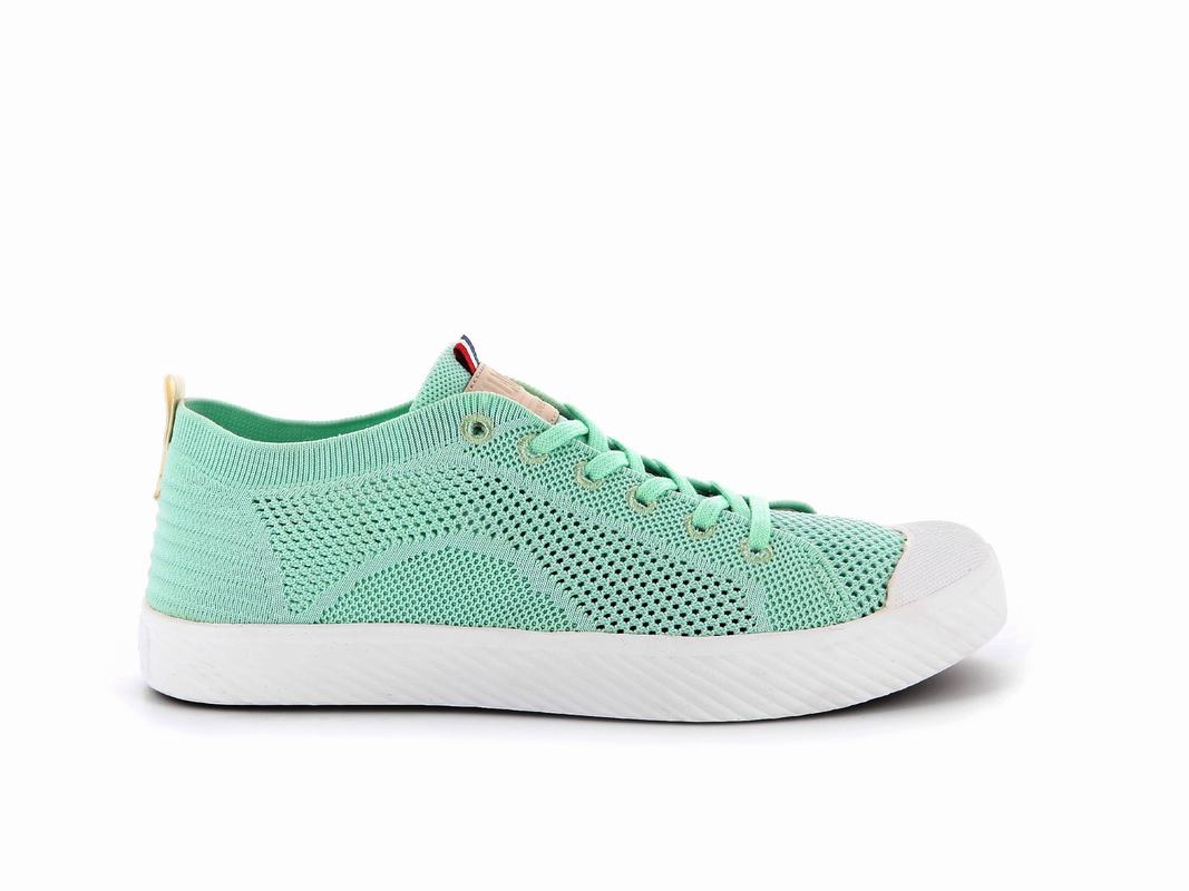 Zapatos Palladium Pallaphoenix Knit Bajas Mujer - Verde ||ZNCD-39217||